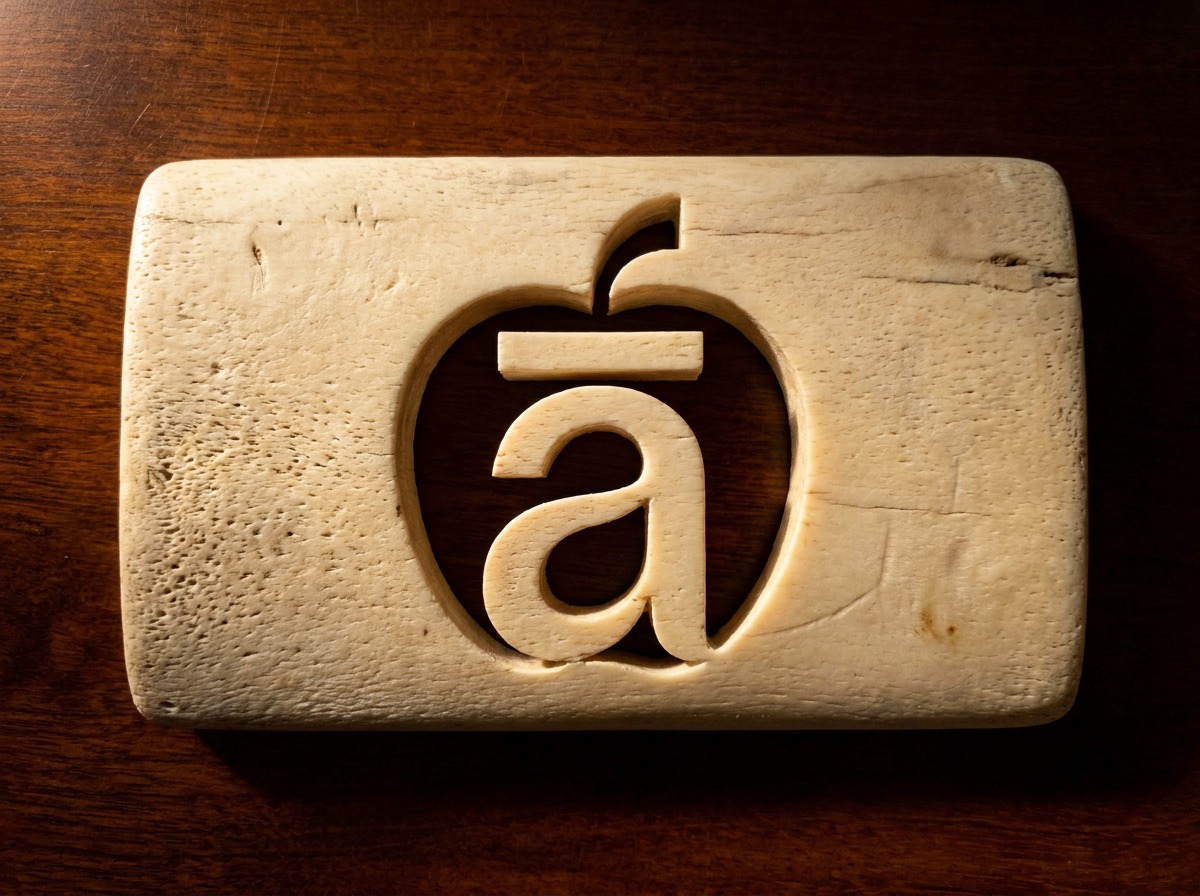 āporo nui apple mark on polished pounamu